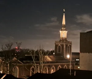 St Marys Church Rotherhithe Illuminated